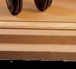 PAVABOARD Hoch druckbelastbare Holzfaserdämmplatte für Fussbodensysteme Druckfeste Holzfaserdämmplatte für hohe Belastungen Vielseitige Anwendungen unter Fliess- und Trockenestrichen sowie
