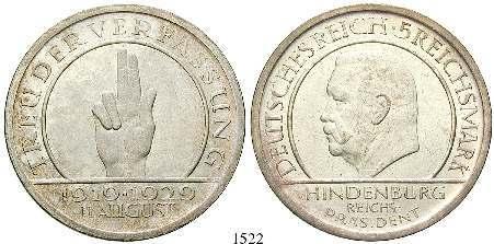 vz/vz-st 165,- 1515 3 Reichsmark   leicht