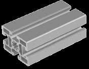 10160 Aluminiumprofile 45x45 Typ B 45 10 45 R3 45 Ø10 Ø16 Aluminium EN AW-6063 T66 (AlMgSi0,5 F25). warmausgehärtet, naturfarben eloxiert.