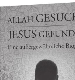 Nabeel Qureshi Allah gesucht Jesus gefunden Eine außergewöhnliche Biograf ie Gebunden, 13,5 x 20,5 cm, 416 Seiten Bestellnummer: 271 156 ISBN: 978-3-86353-156-0 LESEPROBE Ich lag ausgestreckt in