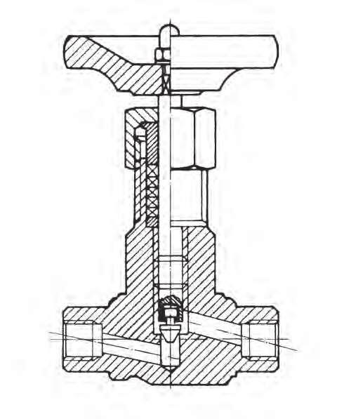 Kugelhahn, Ventil Ball and Needle Valve Llave esférica, Válvula Technische Informationen Technical Information Información Técnica Hochdruck-Absperrventil Typ AVD durchgeschmiedete Form High pressure