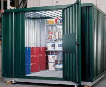 Sicherheits-Modul-Container Sicherheits-Modul-Container entsprechen den Anforderungen des Wasserhaushaltsschutzgesetzes.