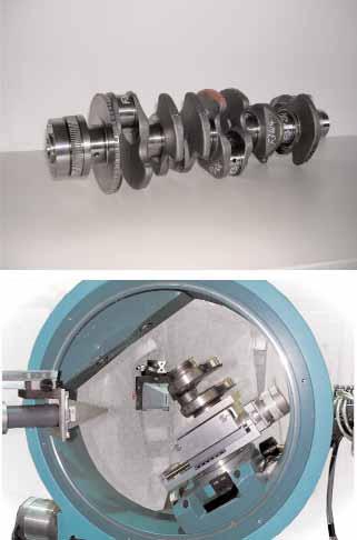 Am Neutronenstreuzentrum des HMI befinden sich Messanlagen, mit denen Komponenten mit bis zu 300 kg Gewicht und Abmessungen von einem Meter im Durchmesser exakt positioniert und geprüft werden können