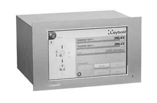 Zubehör zu Kryopumpen / Kryotechnik Steuerungs- und Überwachungs-Geräte für Kryopumpen CRYOVISION Optionale Display-Einheit für COOLVAC icl Kryopumpen mit Steuereinheit COOL DRIVE Vorteile für den