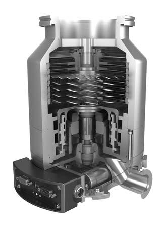 Leistungsvarianten TURBOVAC i, ix Die Standardvariante für UHV Anwendungen und kompakte Pumpsystemlösungen.