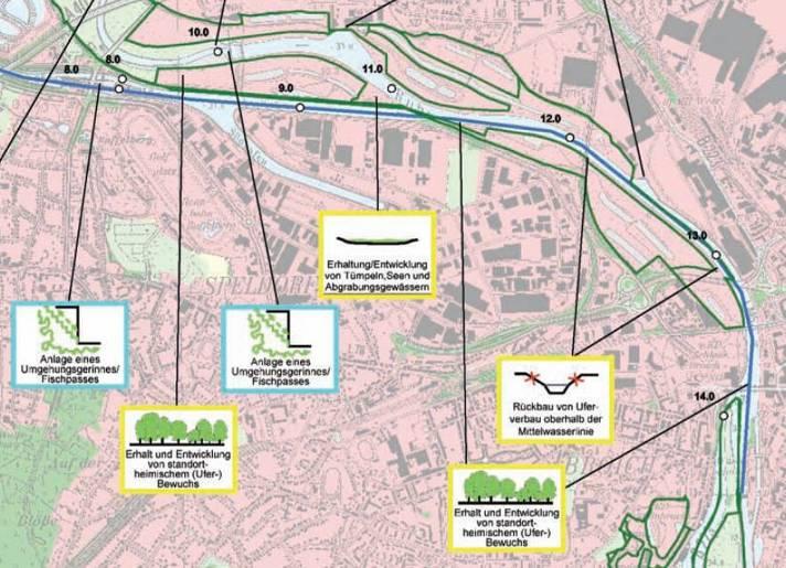 Stand des Projektes Auswertung der Maßnahmen aus der Planung für die Bundeswasserstraßen NRW