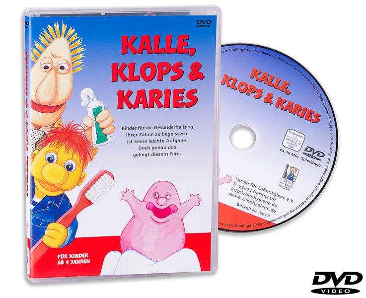 Videofilme: Kalle Klops und Karies Kalle hat einen tollen Song über das Zähneputzen geschrieben und den will er ungedingt präsentieren.