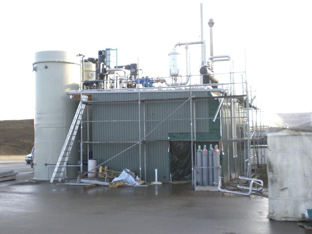 BCM-Referenzanlagen Deutschland 2009 Kunde Gut Wotersen Aufbereitung von 750 m³/h Biogas aus