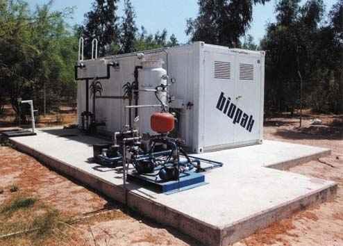 BIOPAK SERIEN S-Serie Die Qualität des gereinigten Wassers entspricht den Richtlinien zur Wasserreinigung der Türkei.