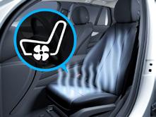 Beifahrersitz. Die Bedienung erfolgt intuitiv über ergonomische Schalter im Türbedienfeld. Die Einstellungen lassen sich für bis zu 3 Personen speichern und jederzeit wieder aufrufen.