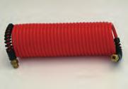 + Druckluftspiralen rot aus Polyamid Druckluftspirale rot aus PA A1 A3 Das flexible Polyamid haben wir noch resistenter und bruchsicherer gemacht.