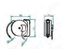 00 Kabelroller mit Federrückzug Sehr nützlich in Kombination mit Kolbenkompressoren oder auf