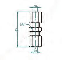 Schneidringverschraubung M-Reihe, Messing Gerader Rohrverbinder egal Betriebsdruck -0.99 bis >70 bar, für Druckluft, Wasser, Schmierung.