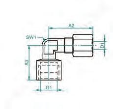 Schneidringverschraubung M-Reihe, Messing Winkelverschraubung mit zylindrischem Innengewinde Betriebsdruck -0.99 bis >70 bar, für Druckluft, Wasser, Schmierung.