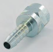 + Schlauchanschlüsse Stahl verzinkt Schlauchanschluss Stahl verzinkt mit Innengewinde, einteilig Druck für Flüssigkeiten bis 20 bar, für