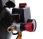 Kolbenkompressoren Vento SILENT 6 Xtreme + 50% Kesselinnendruckmanometer und genaue Abgabedruckregulierung von 0-8 bar Tragbarer Kolbenkompressor in ölfreier Ausführung Wartungsfreies 1 Zylinder