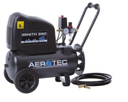 Kolbenkompressoren Zenith 260 PRO Xtreme 50% Filterdruckregler mit einer Filterfähigkeit von 20 Mikron