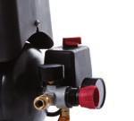 SILENT Kompressoren Vento SILENT 6 Xtreme + Kesselinnendruckmanometer und genaue Abgabedruckregulierung von 0-8 bar 50% Tragbarer Kolbenkompressor in ölfreier Ausführung Wartungsfreies 1 Zylinder