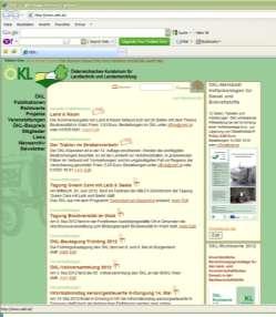 ÖKL-Homepage www.oekl.