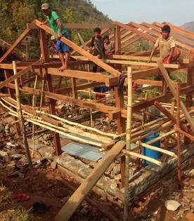 Wiederaufbau Fallbericht: Ein erdbebensicheres Haus für Thuli Maya Prajas Famlie und 103 weitere Familien in Nepal Haus M04.