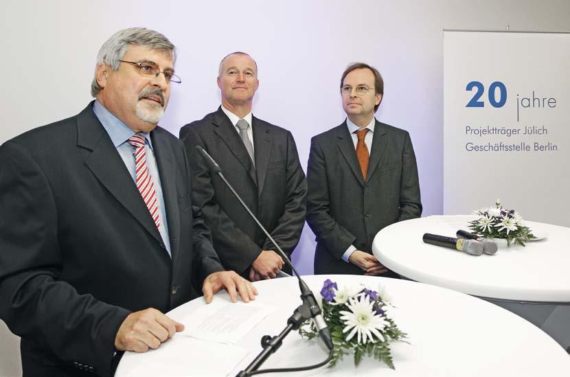 Die Berliner Geschäftsstelle des PtJ wurde 2010 20 Jahre alt.