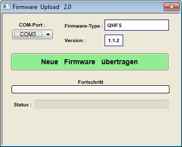 1.1.3. RS232-Update Schnittstelle Über diese Schnittstelle kann ein neuer Firmware Stand auf den PIC geladen werden.