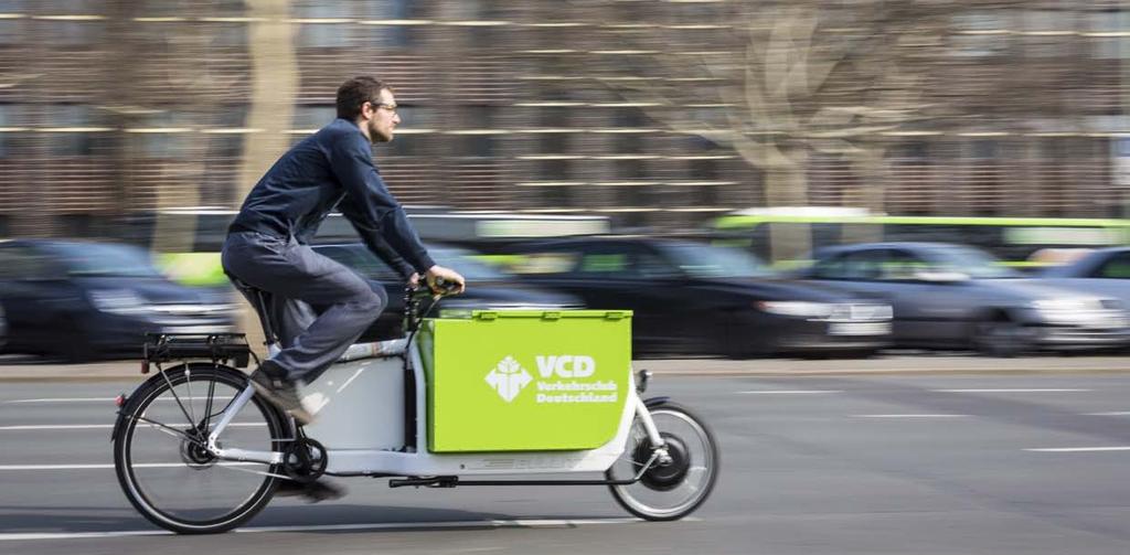 10 Fahrrad Das Fahrrad ist aus Sicht des VCD zentraler Bestandteil einer ökologischen und zukunftsfähigen Mobilität.