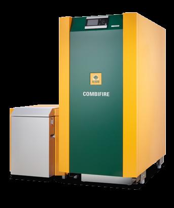 COMBIFIRE-PAKET Combifire Unterbrechungsfreie Wärmeversorgung Zwischen Stückholz und Pellets wird bei Bedarf vollautomatisch umgeschalten.