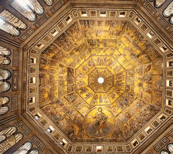 MERIAN TopTen 7 Battistero San Giovanni 1 Wunderbares Taufhaus mit den berühmten Bronzeportalen von Pisano und Ghiberti ( S. 61).