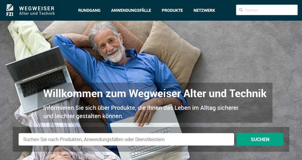 Portal www.wegweiseralterundtechnik.