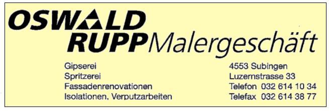 Gruppenwettkampf Gruppendoppel Fr. 15.-- (Das Gruppendoppel ist am Schalter Schiessbüro zu bezahlen) Einzeldoppel Fr. 8.-- / Junioren Fr. 4.