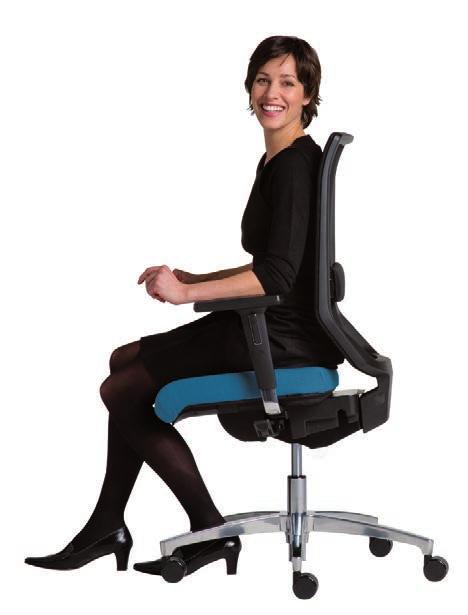 Das Dauphin Balance-Ergonomiekonzept The Dauphin Balance ergonomics concept Körpergerechtes Sitzen Sitzen wie im Stehen.