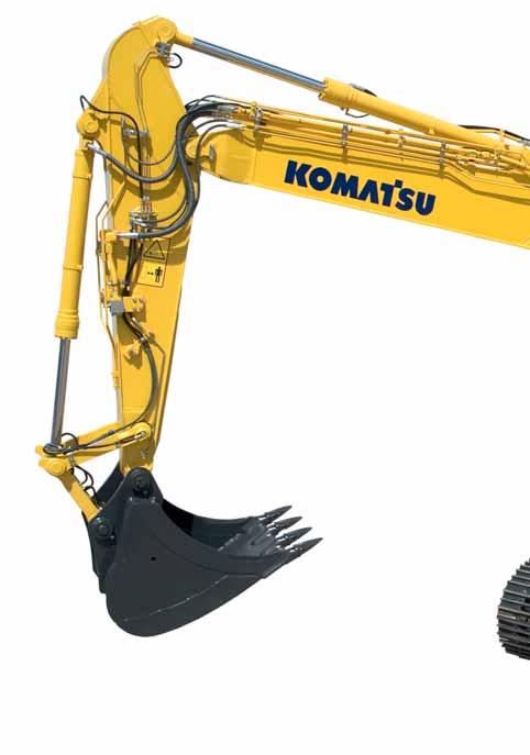 Auf einen Blick Die Hydraulikbagger der Serie 8 von Komatsu setzen weltweit neue Maßstäbe in der Baumaschinenindustrie.