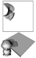 1. Einleitung 2D Abbildungen: werden zu einer lokalen Basis eines orientierten Punktes an der Oberfläche eines Objektes erstellt 3D Punkt mit Oberflächennormalen Beschreibung mit nur noch 2
