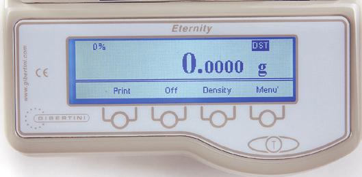 Analysewaagen mit Elektromagnetkompensation Gibertini ETERNITY Serie Die Gibertini ETERNITY Serie bietet drei Analysenmodelle mit Kapazitäten von 110g bis 310g bei 0,1mg Ablesbarkeit.