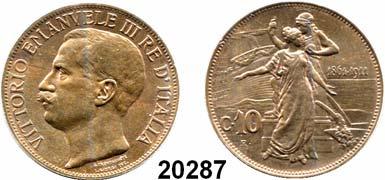 Italien/Sardinien 20302 Cr. 142.3 1 Lira 1860 F/M...schön 28,- Italien Vittorio Emanuele III. 1900-1946 20282 KM 36 25 Centesimi 1902.