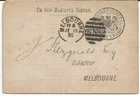 Beim Governor-General war es notwendig, eine ganz neue Frank Stamp einzuführen.
