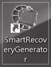 Legen Sie die Treiber-Disc ein und starten sie den "Smart Recovery Generator.