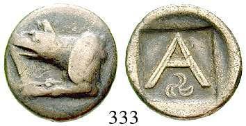 000,- ATTIKA, ATHEN 328 Tetradrachme nach 449 v.chr. 16,95 g. Kopf der Athena r.
