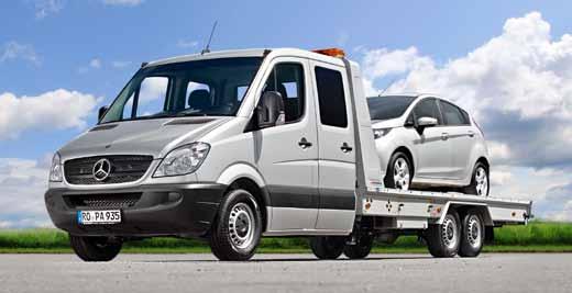 Typischer Einsatz: Hol-und Bring-Service Fahrzeugüberführung Pannenservice Fahrzeugtransporter von mit