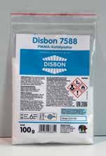 210,00 52 cm C 40 4002381936905 Vergütungsmittel Spachtelmassen, Kleber, Mörtel Disbon 7588 PMMA Katalysator Katalysator für Polymethylmethacrylat-Materialien Zur Regulierung der Trocknungs- bzw.