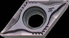 Plaquettes en métal dur VHM-Wendeplatten Solid carbide inserts 55 ISO-ine DCMT NEW DCMT EN-XF2 CVD ~7 ~11