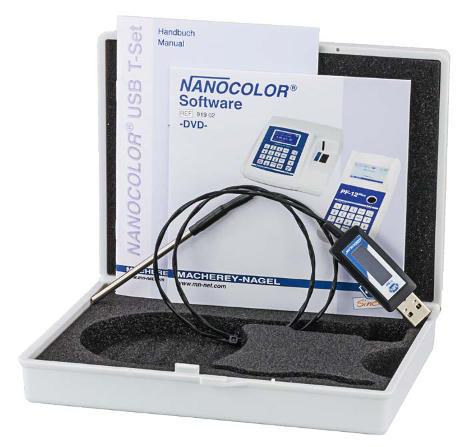 NANOCOLOR USB T-Set und T-Set Analytische Qualitätskontrolle für das gesamte Analysensystem Das einzigartige Prüfmittel NANOCOLOR T-Set ist ein elektronischer Thermofühler, der zur