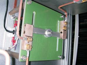 ..N to contact busbars Broches SP.