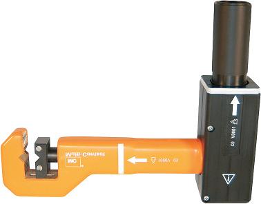 Energieverteilanlagen Flat contact clamps for rapid and safe contacting of busbars in power