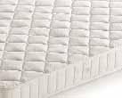 Le fasce sono dotate di utili aeratori. It is made of Bonnel tempered iron springs covered on both sides of the mattress, as well as all around it, with polyurethane foam D. 25.