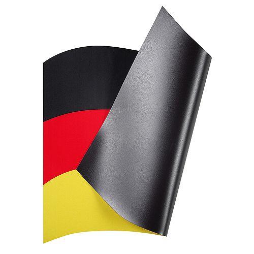 Automagnet Fahne Deutschland klein Artikelnummer: 014254 Automagnet "Flagge" klein "Deutschland" mit einem UV Offset Druck in schwarz/rot/gelb Größe: ca.
