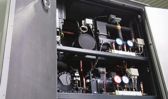 Wärmetauscher für Überhitzung und Unterkühlung Mitteldruckstation mit Minimalstandüberwachung Frequenzumformer TK-Kompressor Druckanhebung