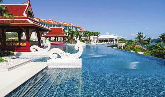 Amatara Wellness Resort CAPE PANWA Bay View Pool Villa Ocean Pavilion LAGE: Das luxuriöse Resort liegt in ruhiger, idyllischer Hanglage im Südosten der Insel Phuket.