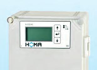 HSK - MODULARE STEUERUNGEN Einsatz HOMA HSK sind modulare Pumpensteuerungen für 1 oder 2 Pumpen, die speziell für den Betrieb von